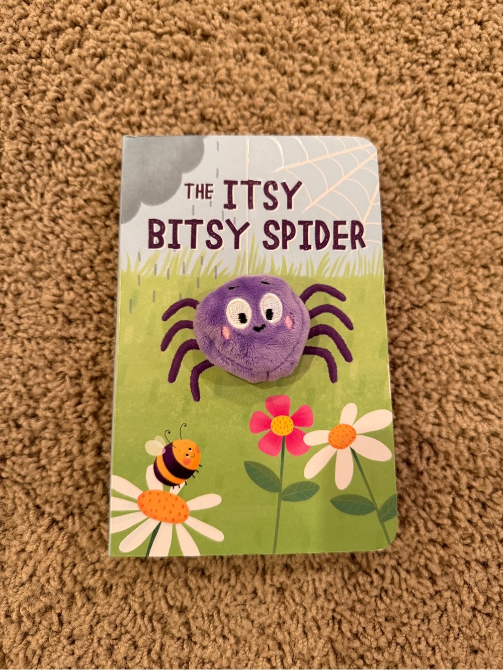 The Itsy Bitsy Spider Plush Puppet Board Book
